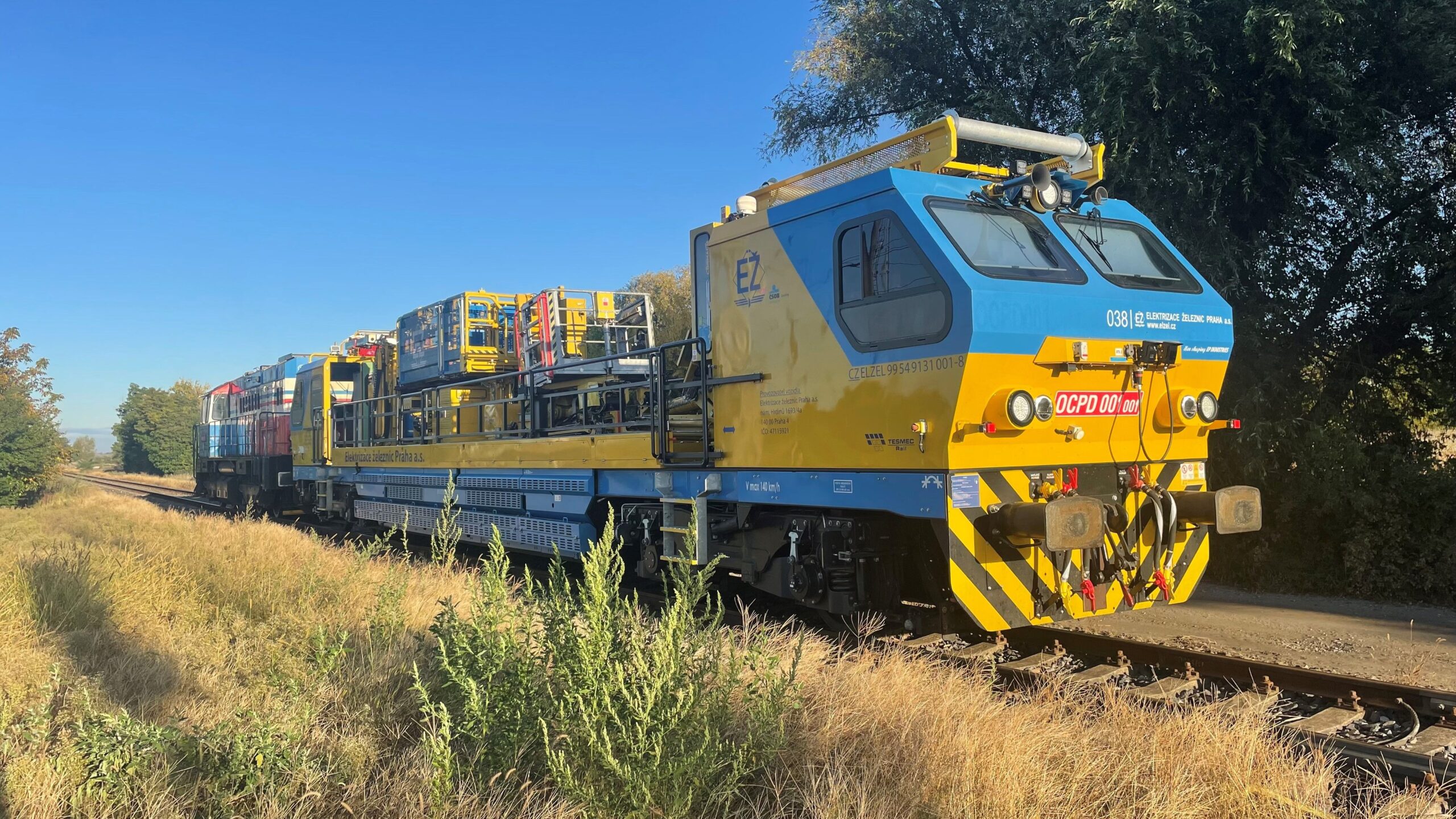 Cmzos A ČMŽO´s special wagon EŽ OCPD001 arrived on October 6, 2022 to Test ...