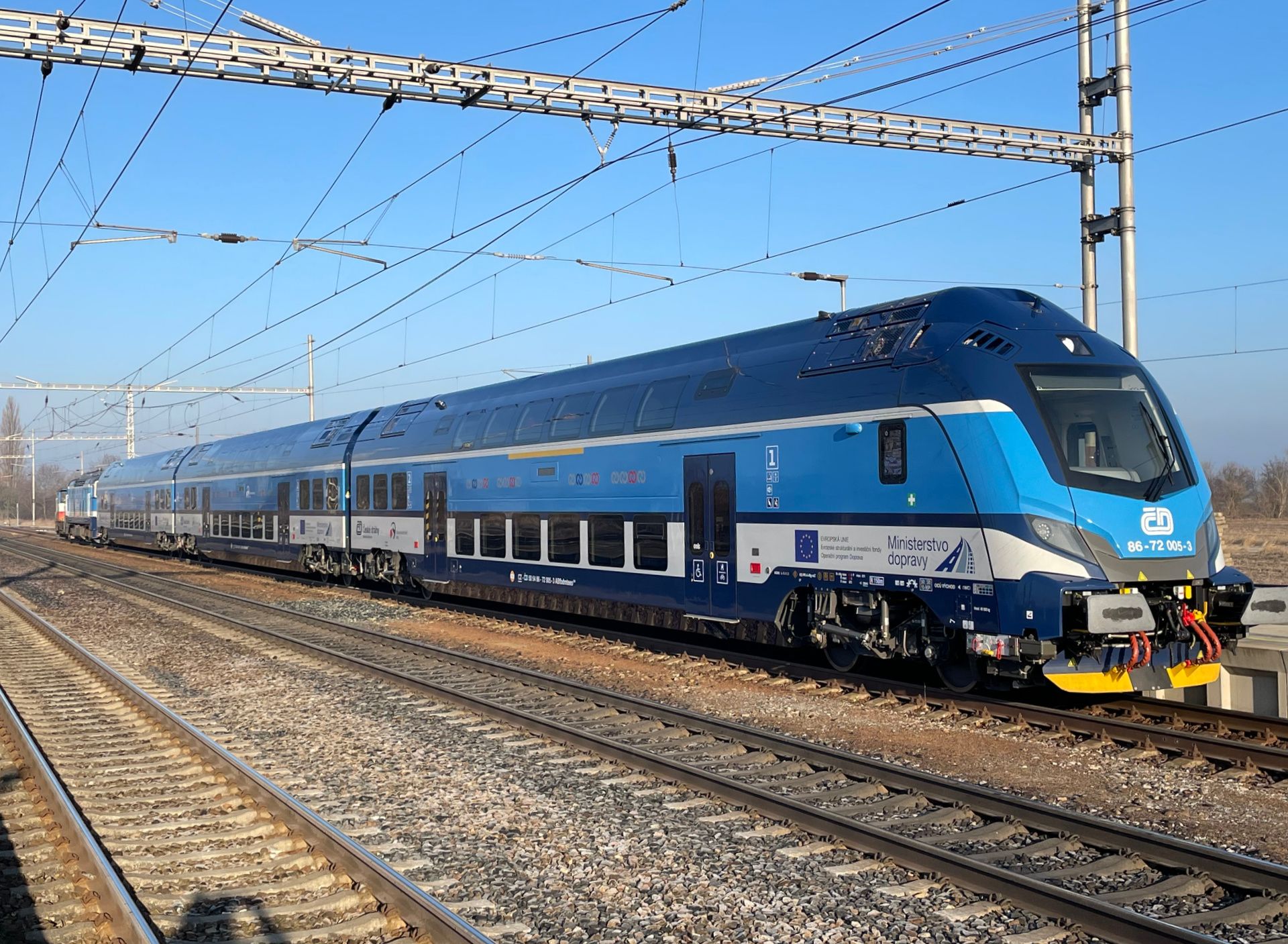 Push Pull Train Set A Škoda´s Push-pull train set arrived on February 28, 2022 to Test ...