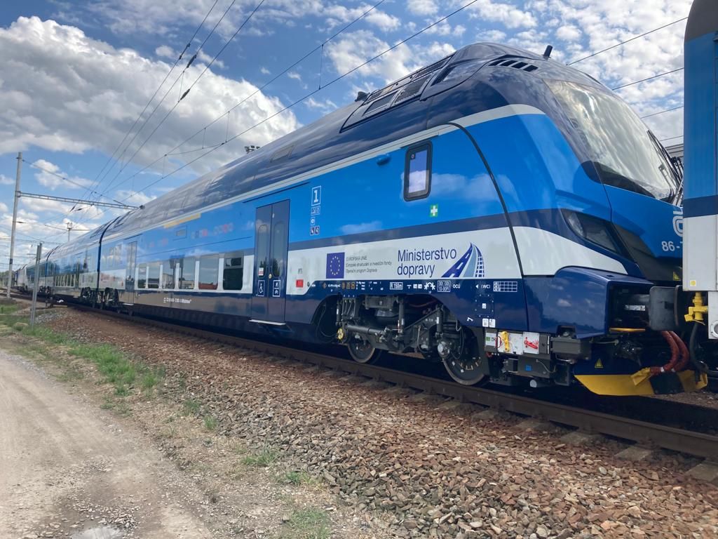 Push Pull Train Set A Škoda´s Push-pull train set arrived on August 8, 2021 to Test Centre ...