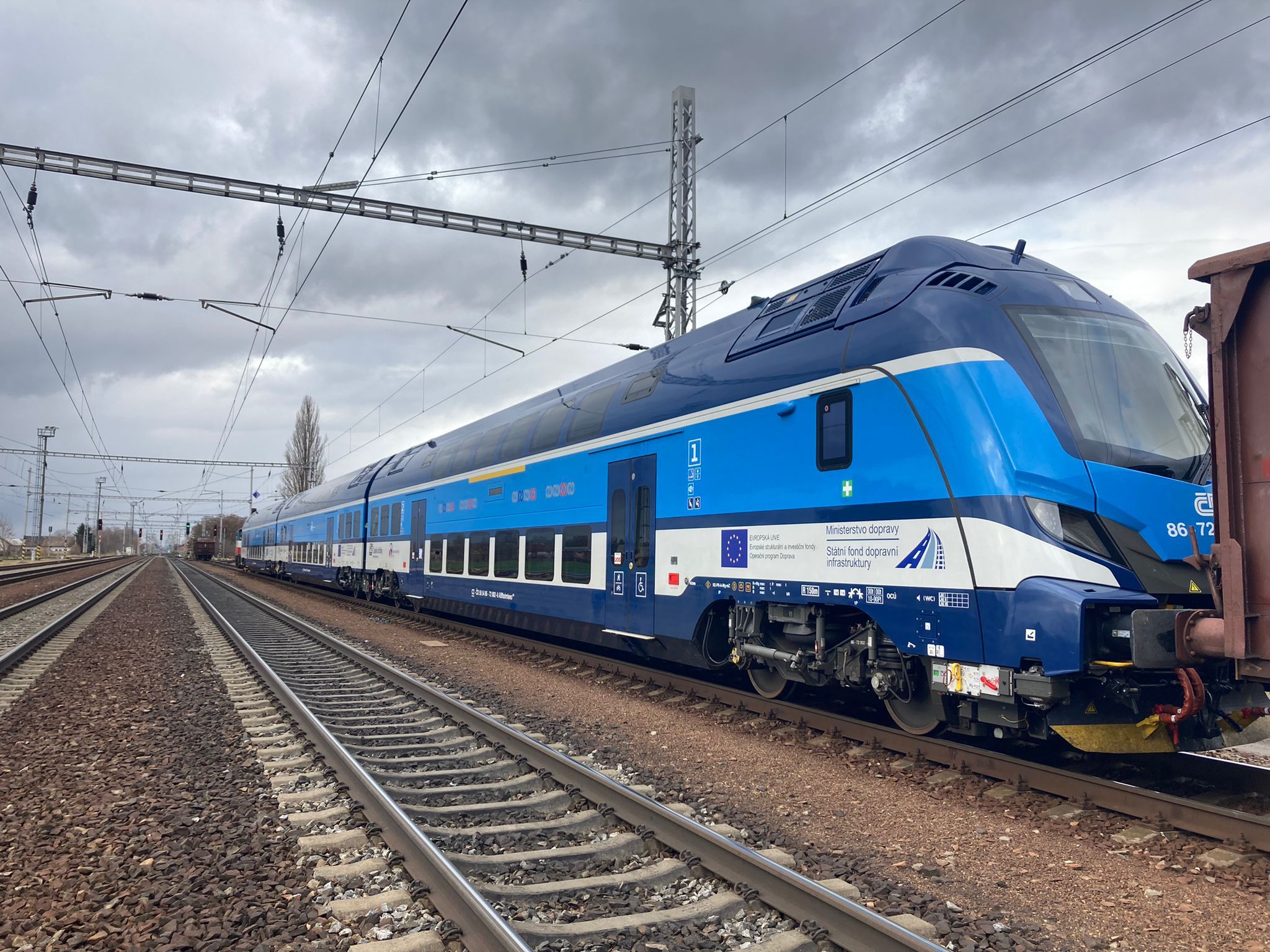 Push Pull Train Set A Škoda´s Push-pull train set arrived on December 2, 2021 to Test ...